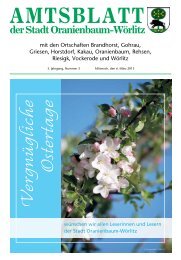 der stadt Oranienbaum-WÃƒÂ¶rlitz - WÃƒÂ¶rlitzer Winkel