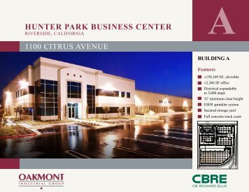 HUNTER PARK BUSINESS CENTER - Oakmont Industrial Group
