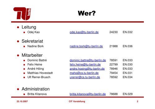 PDF, 47,3 KB - Fachgebiet Komplexe und Verteilte IT-Systeme - TU ...