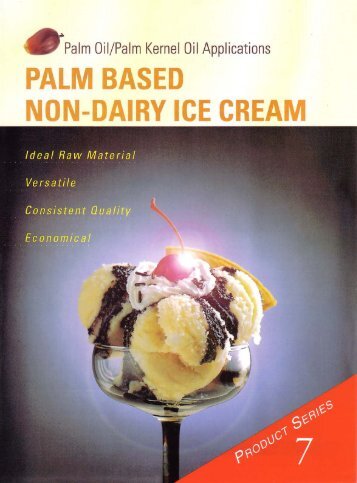 PALM BASED NON-DAIRY ICE CREAM - American Palm Oil Council