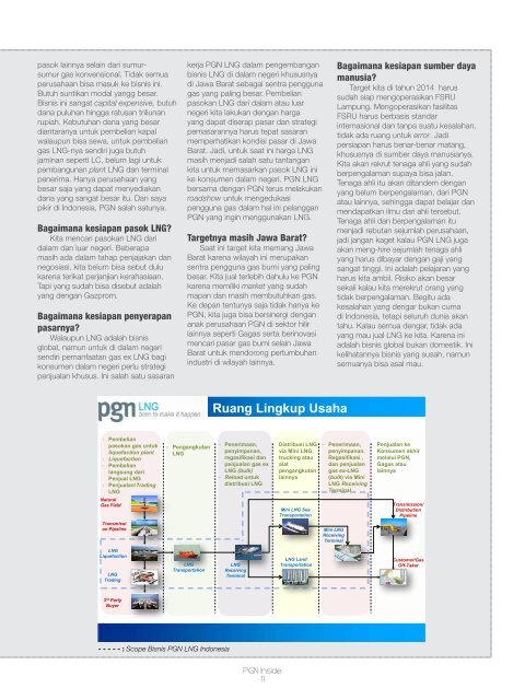 Menuju Peran Sentral dalam Transformasi Energi Nasional - PGN