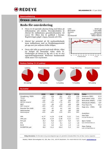 Redo för omvärdering - Redeye