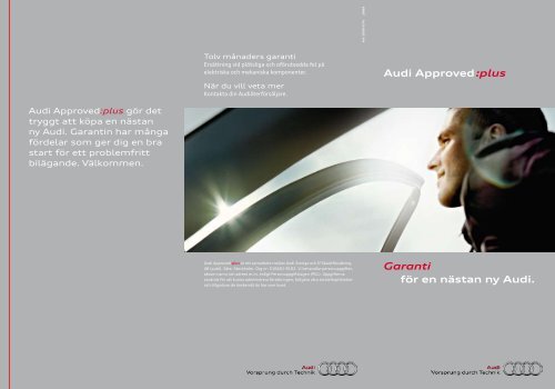 Approved Garantifolder - Audi