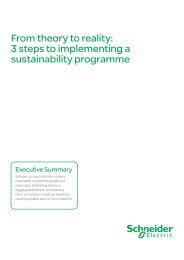 From theory to reality:3 steps to implementing a ... - Schneider Electric