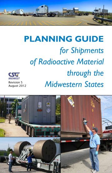 PLANNING GUIDE for Shipments of Radioactive ... - CSG Midwest