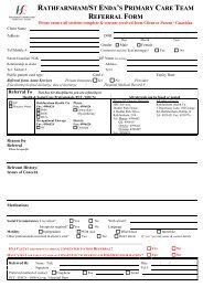 rathfarnham/st enda's primary care team referral form