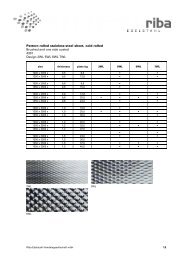 Pattern rolled stainless-steel sheet, cold rolled ... - Riba Edelstahl