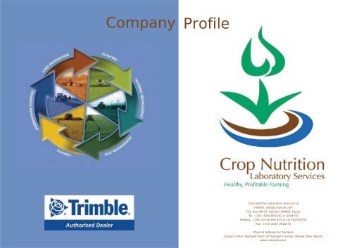 Crop Nutrition Laboratory Services - Hortinews.co.ke