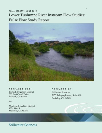 2012 Pulse Flow Study - Tuolumne River TAC Website