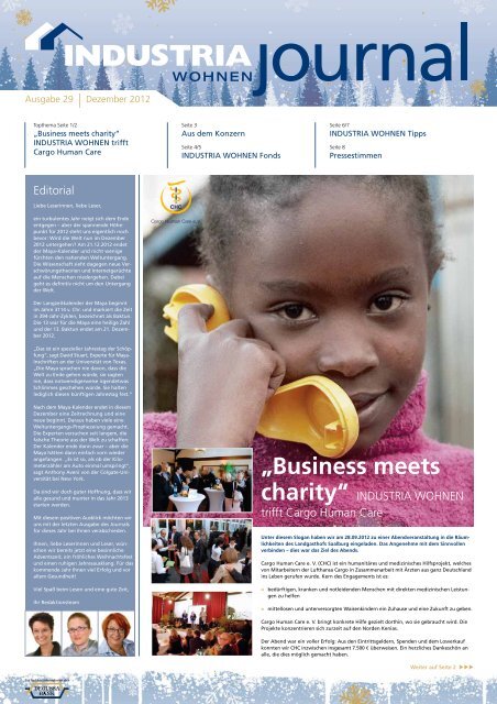 Business meets charity - INDUSTRIA