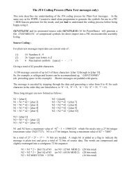 The JT4 Coding Process (Plain Text messages only) - G4JNT