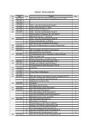 Oelser Heimatblatt - GCA