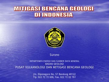 Strategi Mitigasi (Pak Surono).pdf - Pusat Sumber Daya Geologi ...