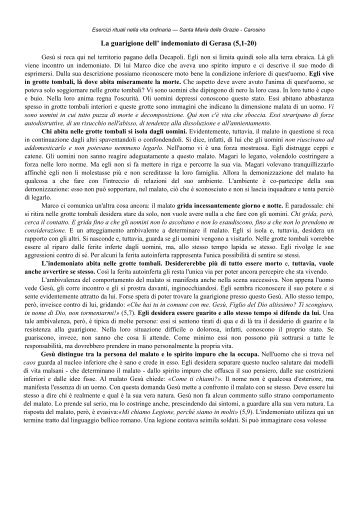 La guarigione dell' indemoniato di Gerasa (5,1-20) - Parrocchia S ...