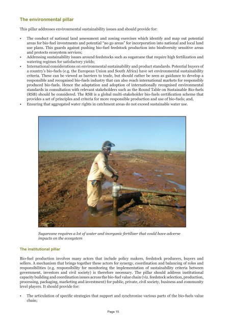 Assessment of sugarcane outgrower schemes for