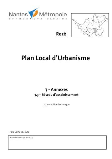 RÃ©seau d'assainissement notice (Format A4) - Le plan local d ...