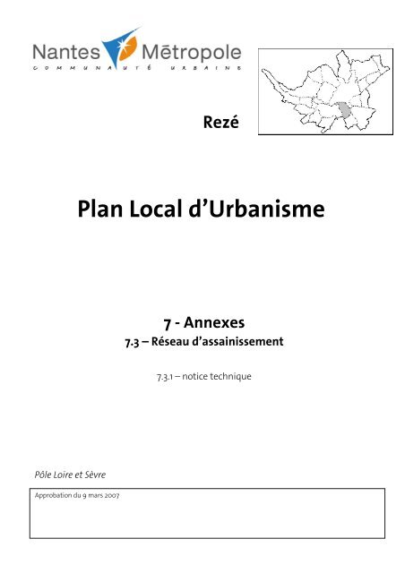 RÃ©seau d'assainissement notice (Format A4) - Le plan local d ...