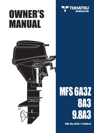 6A3Z 8A3 9.8A3 MFS - Tohatsu
