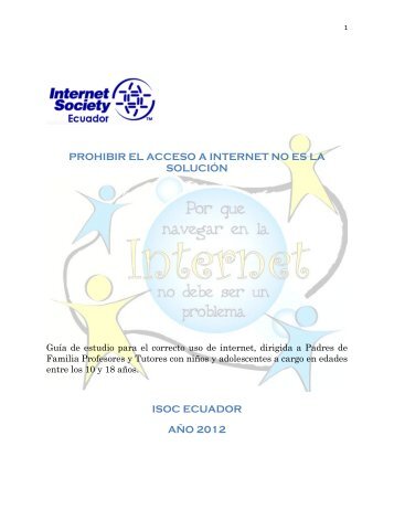 prohibir el acceso a internet no es la soluciÃ³n isoc ... - Internet Society