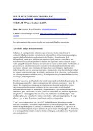 Circular 539 Nv 6-09 - Universidad EAFIT