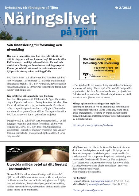 NÃ¤ringslivet pÃ¥ TjÃ¶rn 2012_2.pdf - TjÃ¶rns kommun