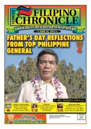 FEBRUARY 19, 2011 JUNE 15, 2013 - Hawaii-Filipino Chronicle