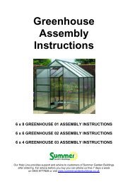 Greenhouses - Summer Garden Buildings