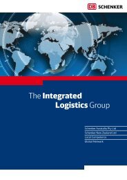 The Integrated Logistics Group - DB Schenker