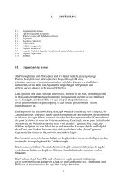 Teil 1 - Logik und Sprachtheorie / Mathematische Logik
