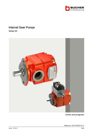 Internal Gear Pumps - BUCHER HYDRAULICS