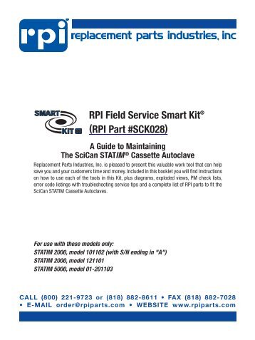 A Guide to Maintaining the SciCan STATIMÂ® Cassette Autoclave