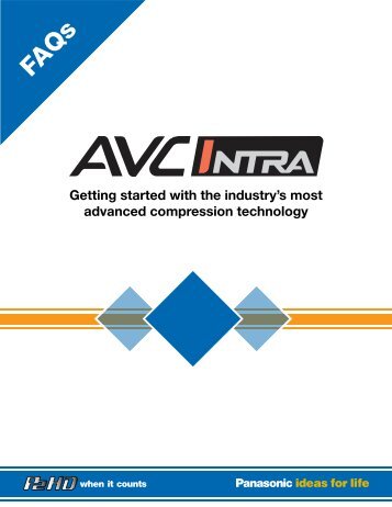 AVC-Intra FAQ - Panasonic FTP