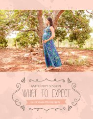 Maternity Session Guildelines