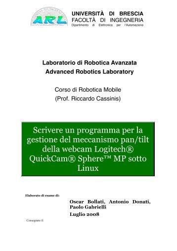 Oscar Bollati, Antonio Donati, Paolo Gabrielli Luglio  2008 - Ingegneria