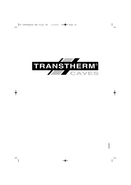 TT INTEGRABLE GAR final GB - Vintec and Transtherm