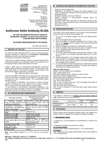 bioScreen Ileitis Antibody ELISA