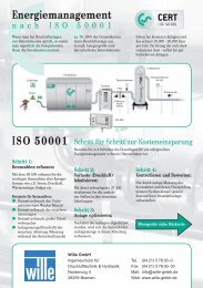 ISO 50001 Energiemanagement - Wille GmbH