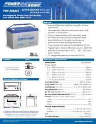 PDC-121200 - Premier Batteries