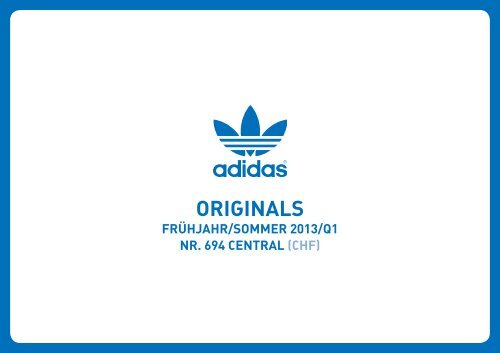 Segmentierung der adidas Originals Kollektion