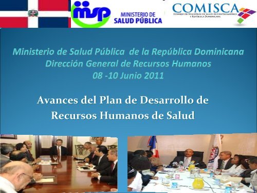 Avances del Plan de Desarrollo de Recursos Humanos de Salud