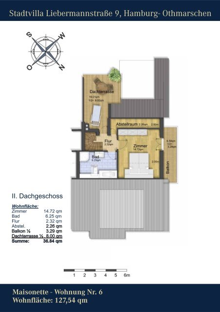 Maisonette - Wohnung Nr. 1 Wohn-NutzflÃ¤che: 145,86 qm