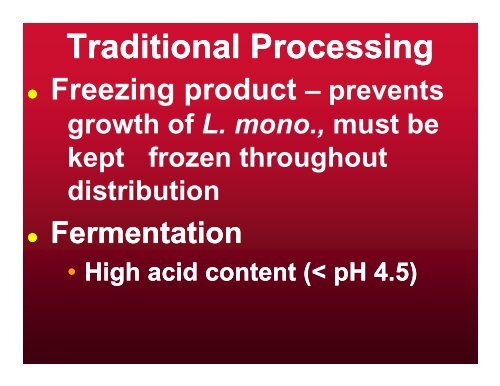 Extending the Shelf-Life of RTE Meat Products