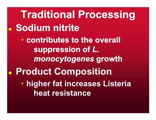 Extending the Shelf-Life of RTE Meat Products