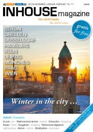 Winter in the city … - INHOUSE magazine