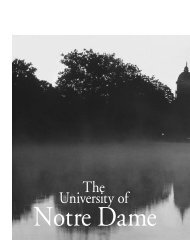 General Student Information - Registrar - University of Notre Dame