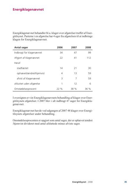 Resultater og udfordringer 2008.pdf - Energitilsynet