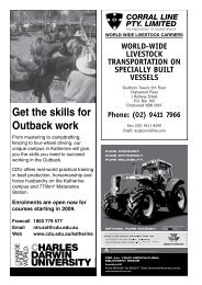 2008 NTCA Yearbook - Northern Territory Cattlemen's Association