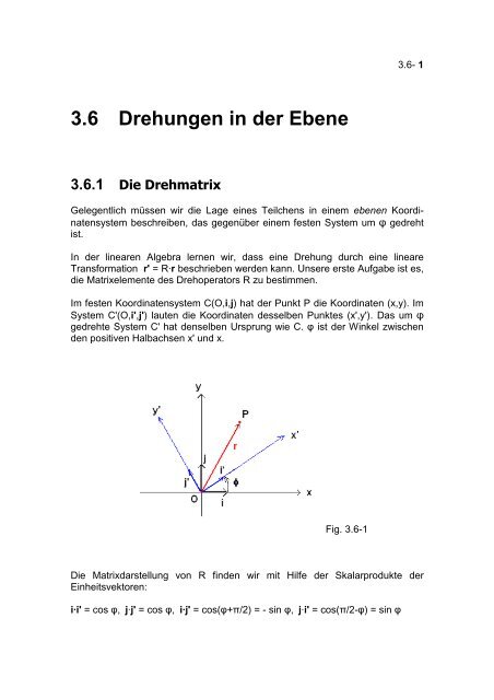 3 6 Drehungen In Der Ebene