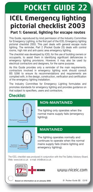 niceic pocket guide