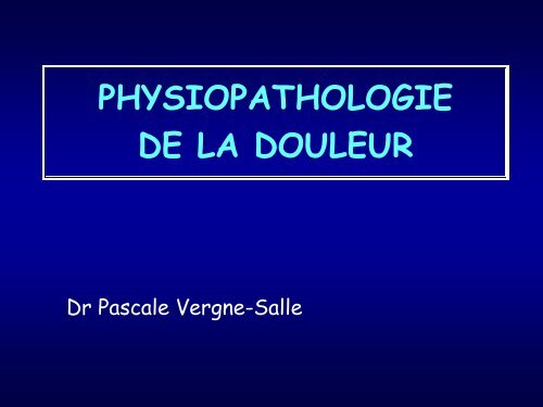 Douleur neuropathique